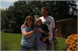 Familie Pollner mit Quilma